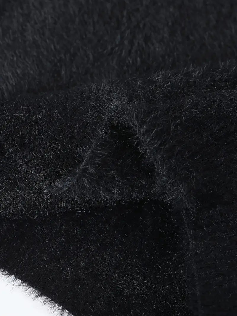 Woodland Deer Sweater – Soft Knit Cream & Gray